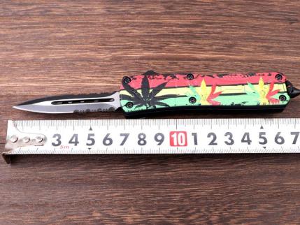 F145-10双刃带牙 folding knife