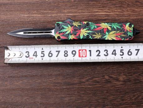 F145-2双刃带牙 folding knife