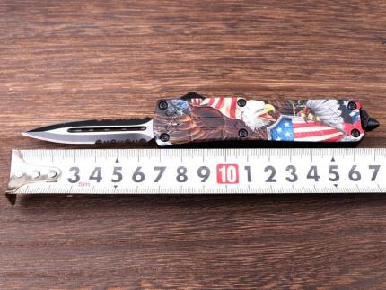 F145-3双刃带牙 folding knife