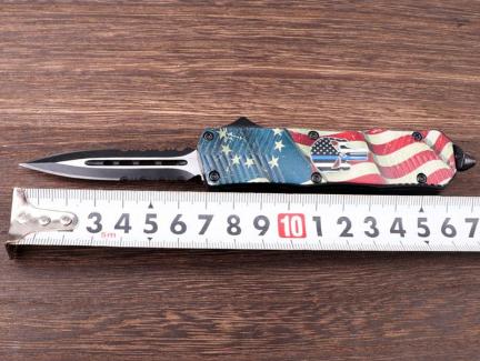 F146-2双刃带牙 folding knife