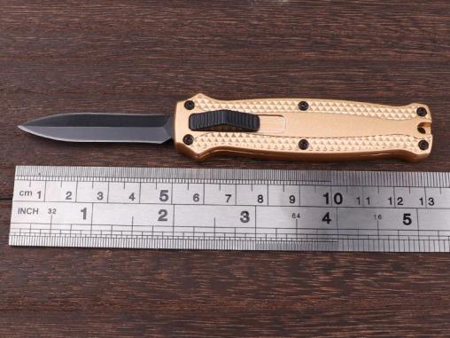F148-金色双刃 folding knife