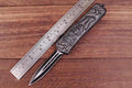 F158双刃带牙 folding knife