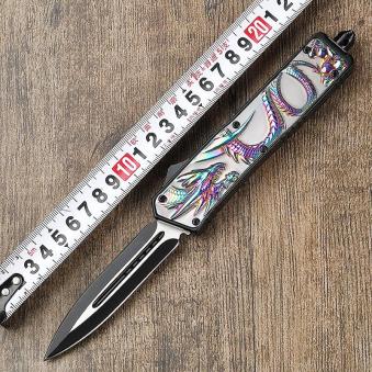F195双刃彩钛 folding knife