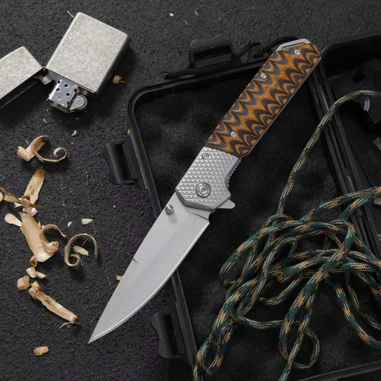 F220红柄 folding knife