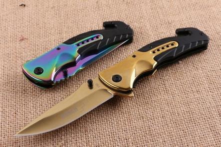 F90金色 folding knife