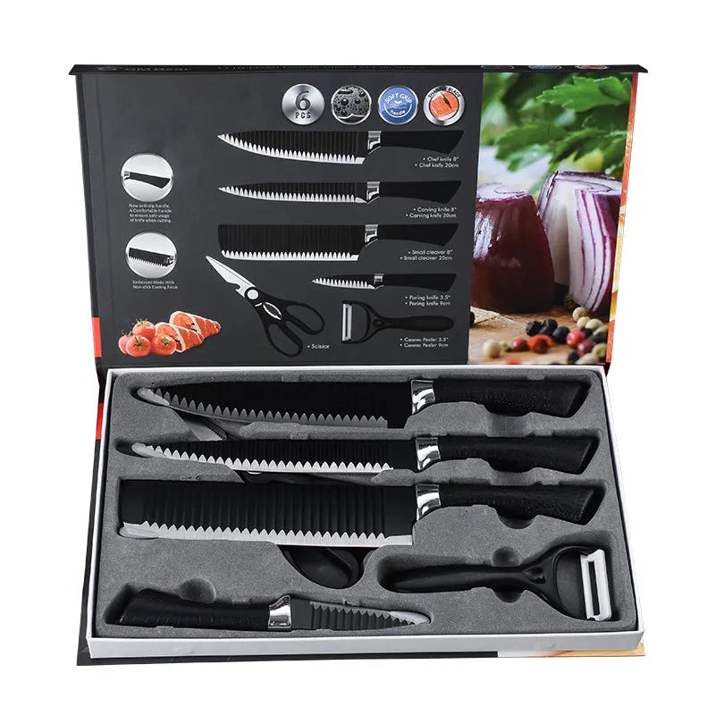 Professional 67-Layer Damascus Steel Kitchen Knife - Black Titanium Plated Blade with Ebony & G10 Handle